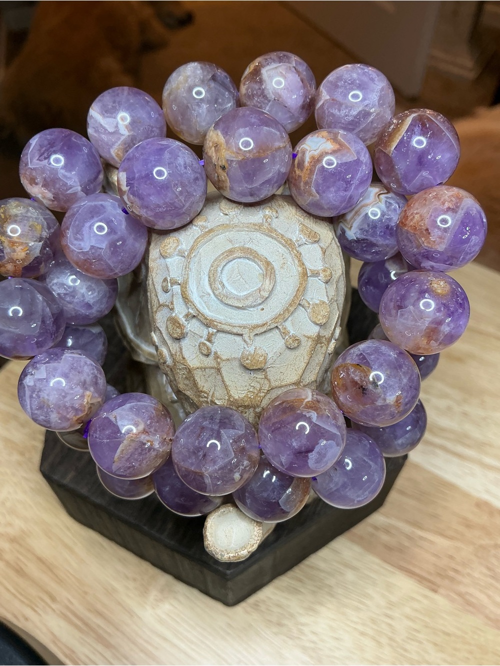 Amethyst and Crazy Lace 14mm - Picture 3 of 4